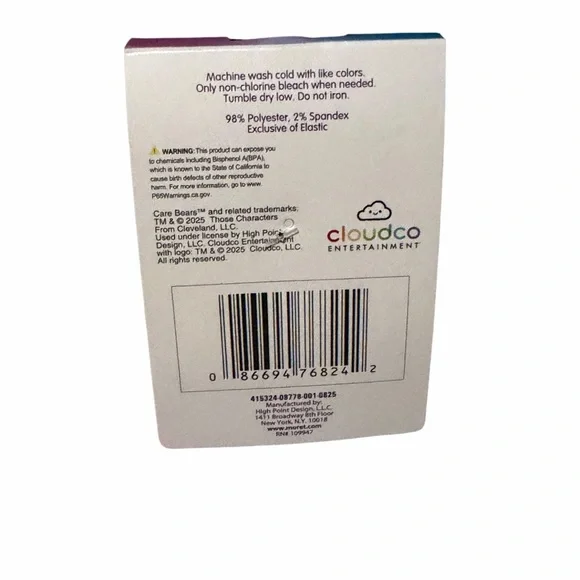 Care Bears Gray and Pink Fun Socks - Picture 4 of 4